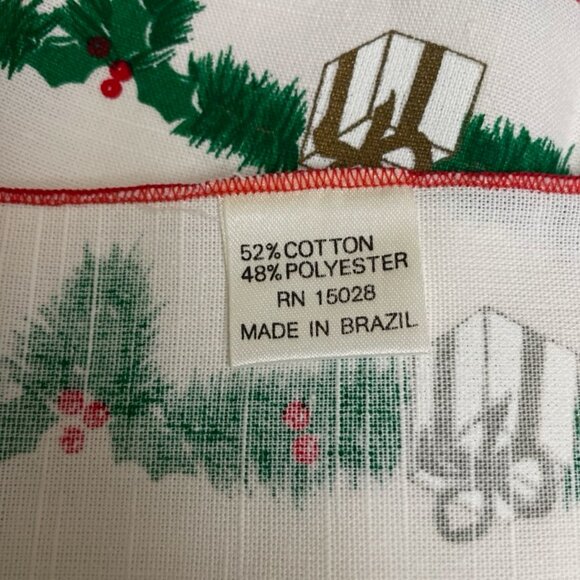 Vintage Linens N Things Christmas Napkins Set of 5 Retro Holiday Seasonal - Picture 7 of 7